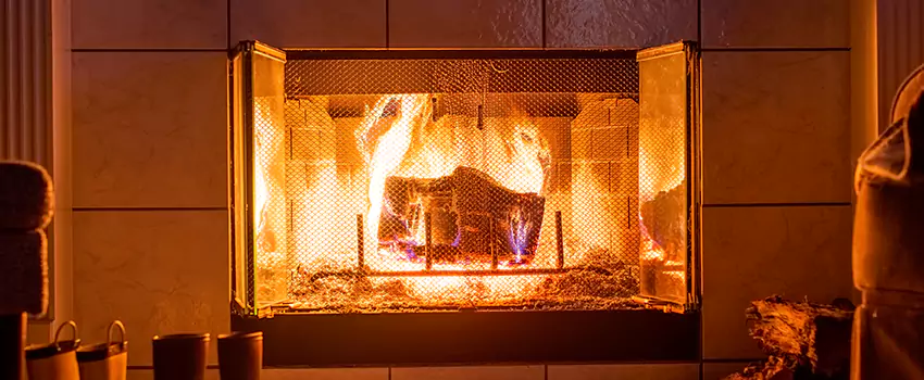 Mendota Hearth Landscape Fireplace Installation in Callaway, Florida