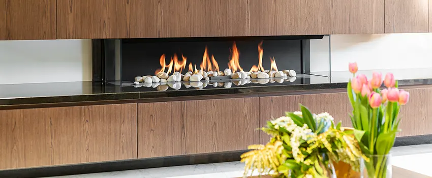 Double-height Fireplace Design Refurbishment in Callaway, Florida